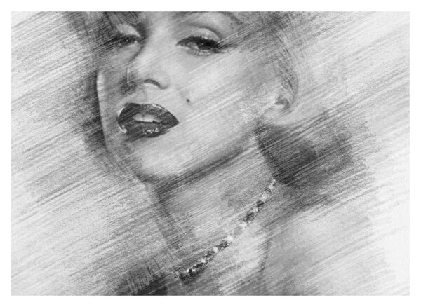 Obraz - Portret Marilyn Monroe (70x50 cm)