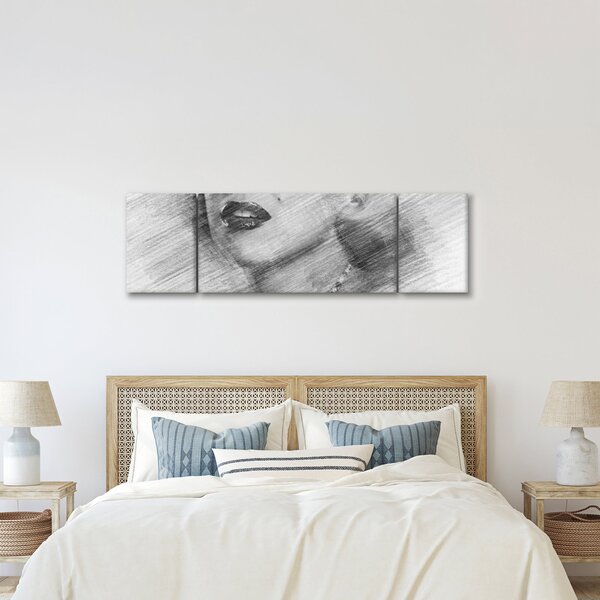 Obraz - Portret Marilyn Monroe (170x50 cm)