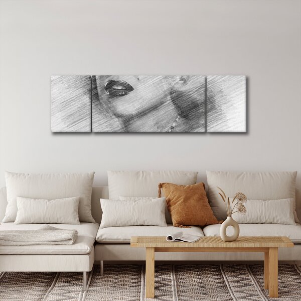 Obraz - Portret Marilyn Monroe (170x50 cm)