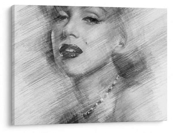 Obraz - Portret Marilyn Monroe (70x50 cm)