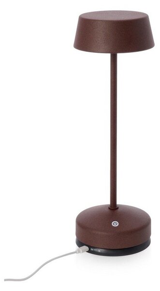 Lampa zewnętrzna stołowa LED ze ściemniaczem/z ładowarką bezprzewodową na USB ø 11 cm Esprit – Bizzotto