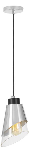 LAMPA WISZĄCA NOWOCZESNA CHROMOWANA FABRO W1