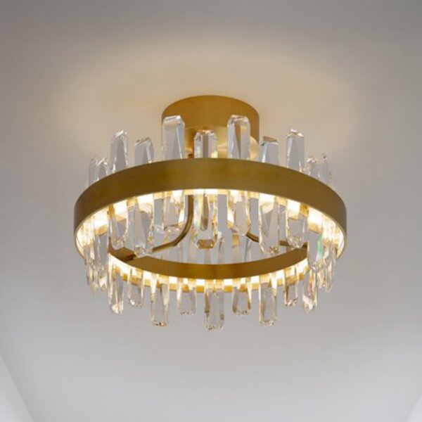 Lampa Sufitowa By Rydéns, Triumph, ściemnialny, transparentny, salon, szkło, nowoczesny