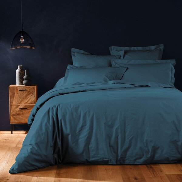 Morska bawełniana poszwa na kołdrę dwuosobowa 240x220 cm Lina – douceur d'intérieur