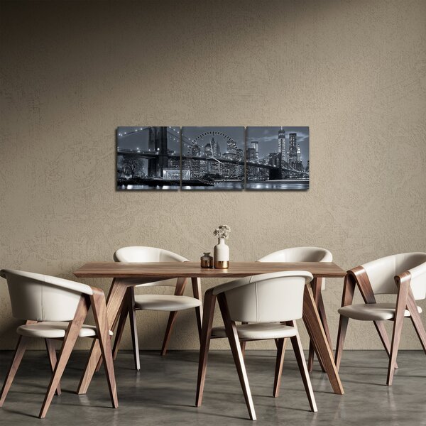 Obraz - Większość (z zegarem) (90x30 cm)