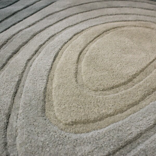 Niebieski wełniany dywan 160x230 cm Puddle Ombre Wool – Flair Rugs