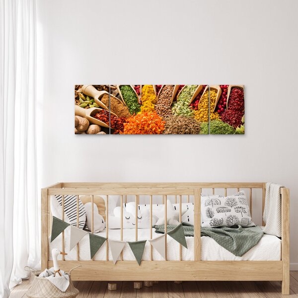 Obraz - Przyprawy z całego świata (170x50 cm)