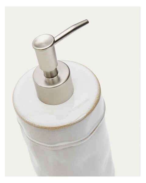 Kremowy dozownik do mydła ceramiczny 650 ml Savel – Kave Home