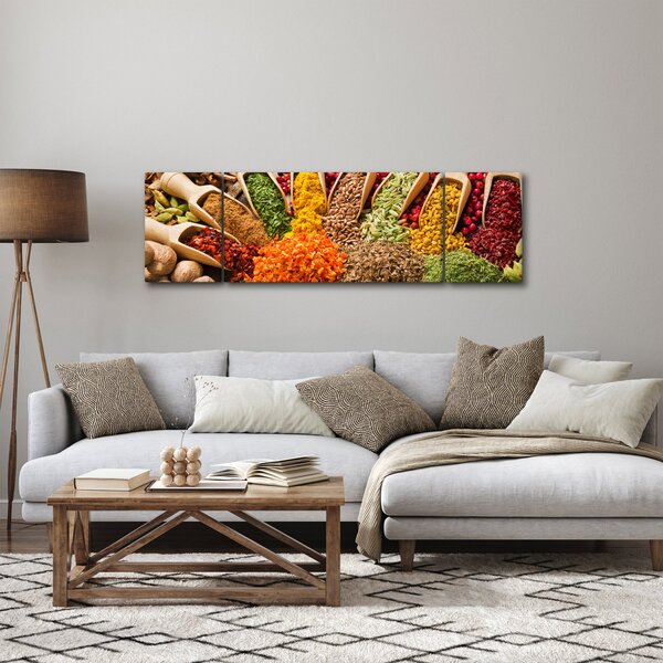 Obraz - Przyprawy z całego świata (170x50 cm)