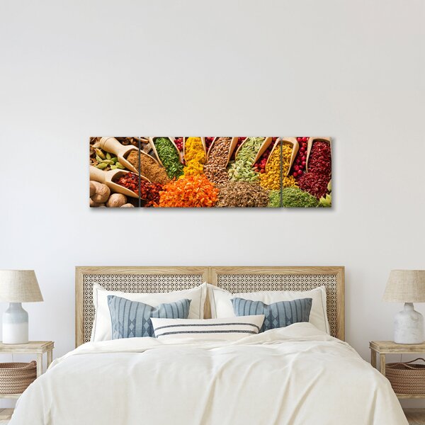 Obraz - Przyprawy z całego świata (170x50 cm)