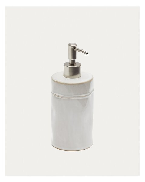 Kremowy dozownik do mydła ceramiczny 650 ml Savel – Kave Home