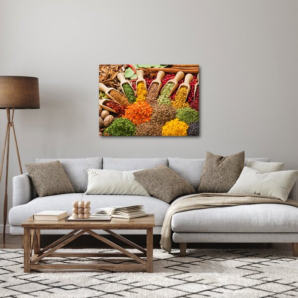 Obraz - Przyprawy z całego świata (70x50 cm)