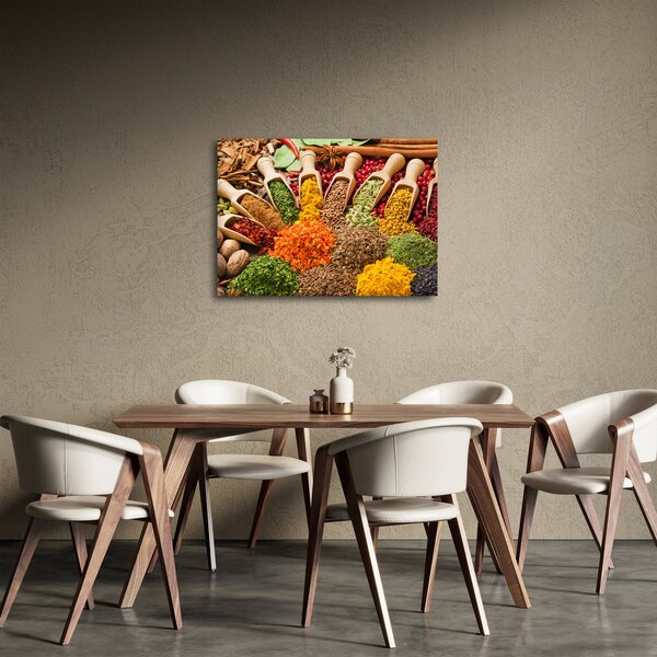 Obraz - Przyprawy z całego świata (70x50 cm)