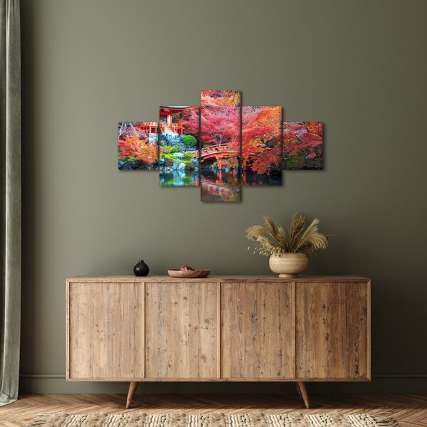 Obraz - Orientalny krajobraz (125x70 cm)