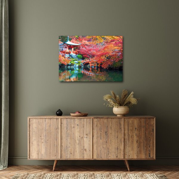 Obraz - Orientalny krajobraz (70x50 cm)