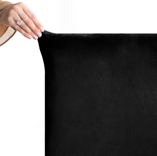 Czarny elastyczny pokrowiec na krzesło 48 cm Sento – Restilo