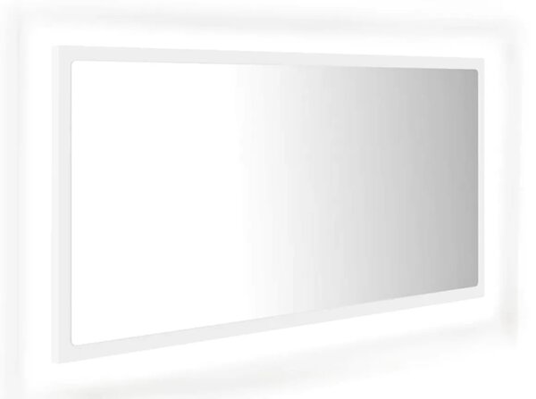 Białe wiszące lustro z podświetleniem LED S9-E51