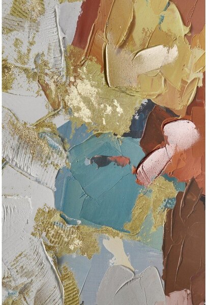 Obraz drukowany na płótnie z ręcznie malowanymi elementami 80x80 cm Crown – Bizzotto