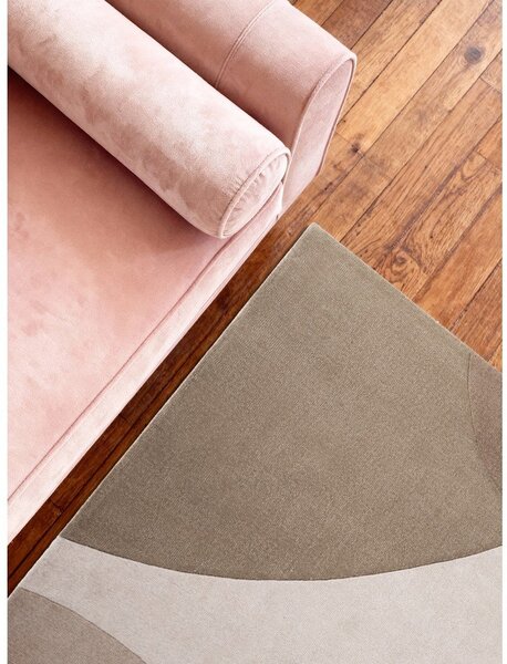 Beżowy wełniany dywan tkany ręcznie 160x230 cm Hackney Clarissa – Ted Baker