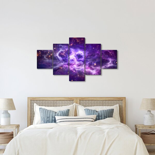 Obraz - Purple Universe (125x70 cm)