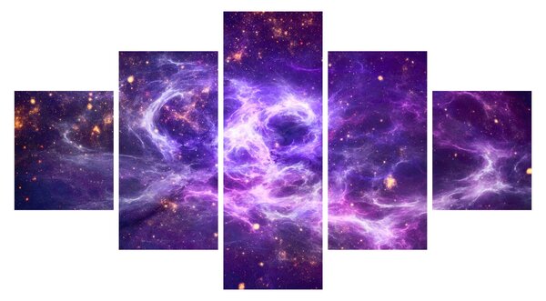 Obraz - Purple Universe (125x70 cm)