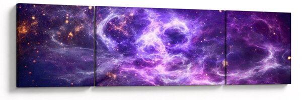 Obraz - Purple Universe (170x50 cm)