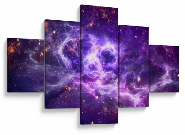 Obraz - Purple Universe (125x70 cm)