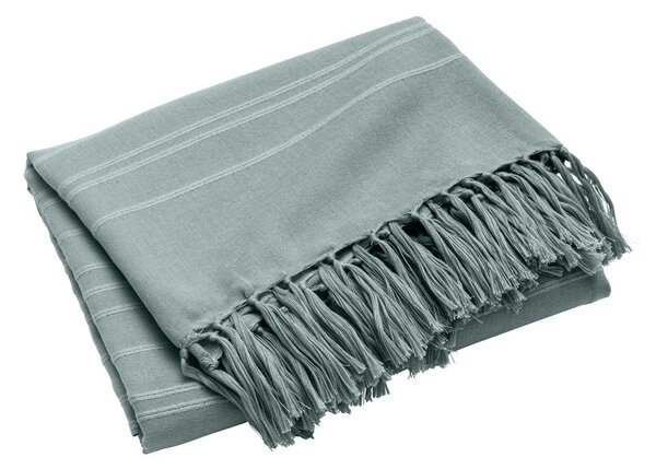 Zielona bawełniana narzuta 180x220 cm Lilia – douceur d'intérieur