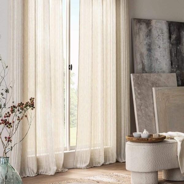 Kremowa zasłona 140x260 cm Zaho – douceur d'intérieur