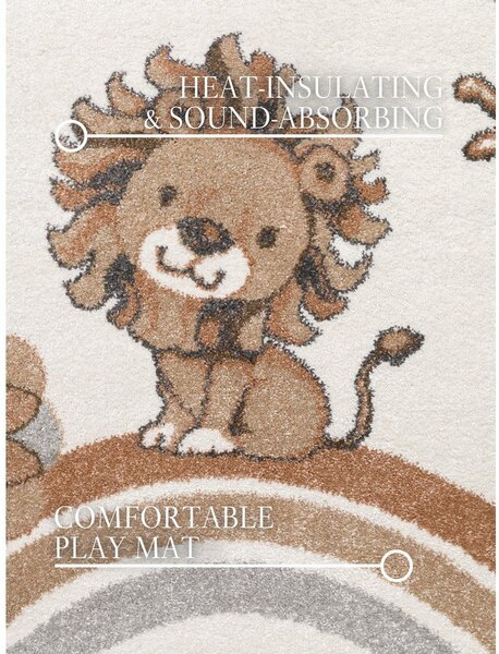 Kremowy dywan dziecięcy ø160 cm Roar like a Lion – Villeroy&Boch