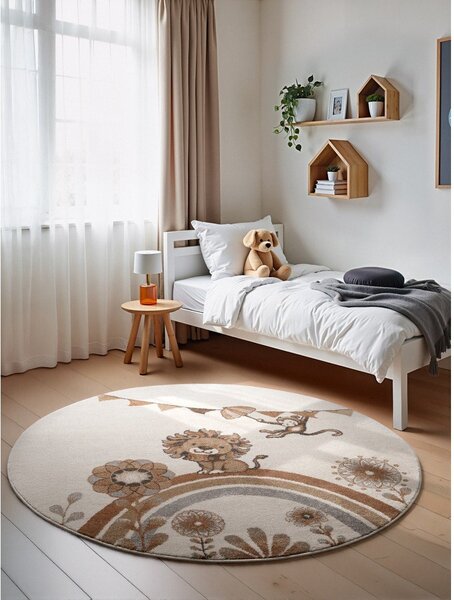 Kremowy dywan dziecięcy ø160 cm Roar like a Lion – Villeroy&Boch