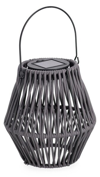 Szary solarny lampion LED (wysokość 17 cm) Juny – Yes Everyday