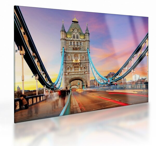 Obraz na szkle - Tower Bridge (70x50 cm)
