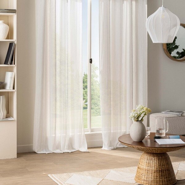 Biała zasłona 140x260 cm Zaho – douceur d'intérieur