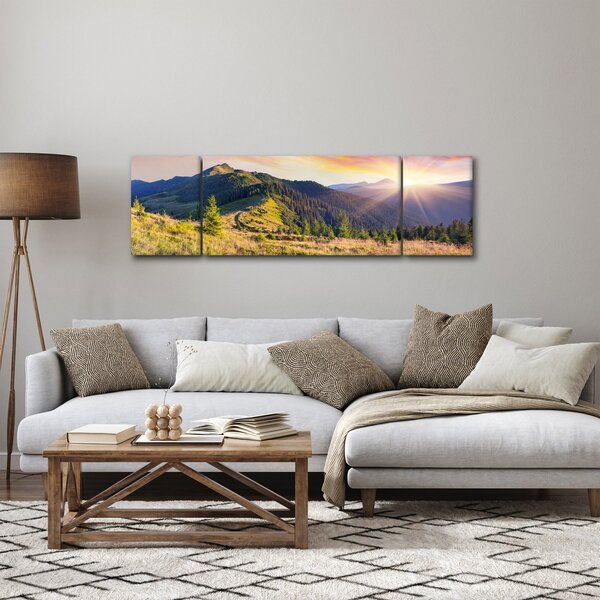 Obraz - Krajobraz leśny (170x50 cm)