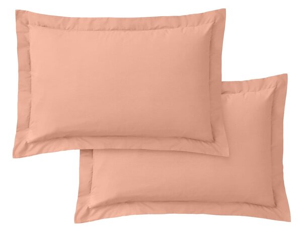 Poszewki na poduszki z perkalu bawełnianego zestaw 2 szt. 50x75 cm Cotton Percale – Bianca