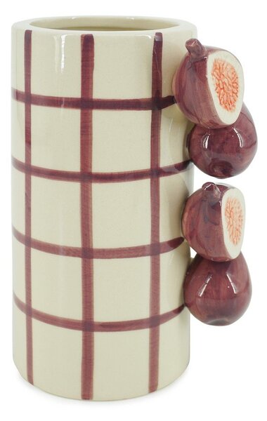 Fioletowo-kremowy ceramiczny wazon (wysokość 21 cm) Havor – Yes Everyday