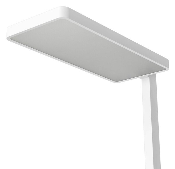Arcchio lampa stojąca LED Timon, 195 cm, biały, 54 W, aluminium Timon Arcchio, możliwość ściemniania, biały / opal, biuro, aluminium, nowoczesny