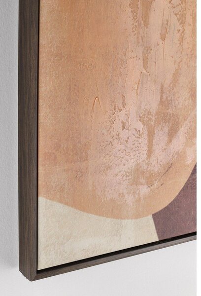 Obraz drukowany na płótnie z ręcznie malowanymi elementami z ramą w zestawie 83x123 cm Gallery – Bizzotto