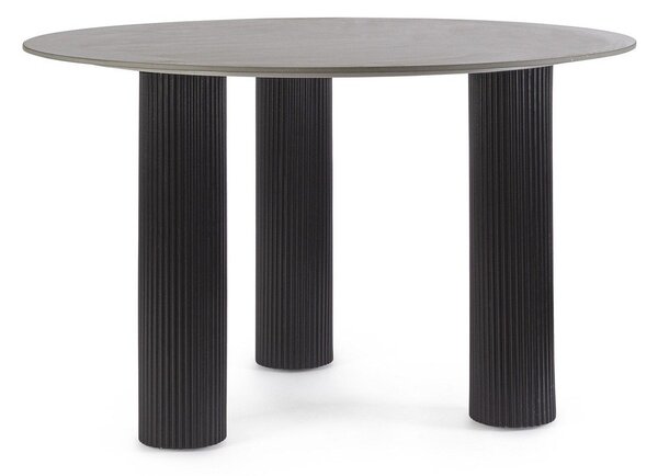 Okrągły stół z blatem w dekorze marmuru ø 120 cm Bamira – Yes Everyday
