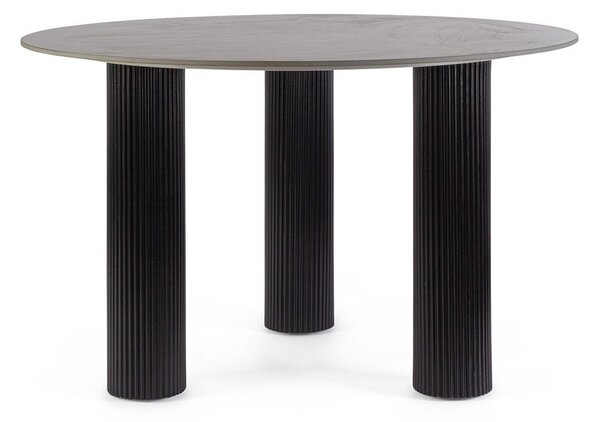Okrągły stół z blatem w dekorze marmuru ø 120 cm Bamira – Yes Everyday
