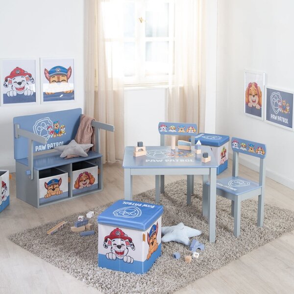 Tekstylne dziecięce pojemniki na zabawki 2 szt. 27x27x27 cm Paw Patrol – Roba