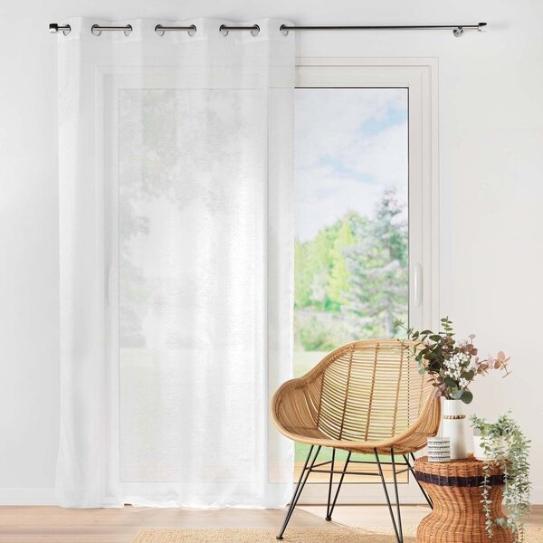Biała firanka z woalu 140x240 cm Lissea – douceur d'intérieur