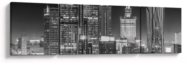 Obraz - Czarny i biały Nowy Jork (170x50 cm)