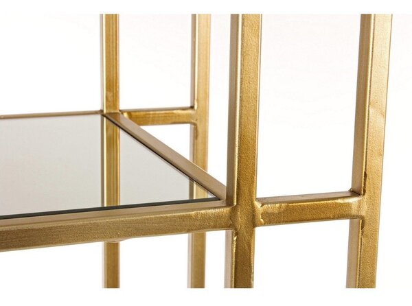 Stalowy regał w kolorze złota 68x172,5x28 cm Elenor – Bizzotto