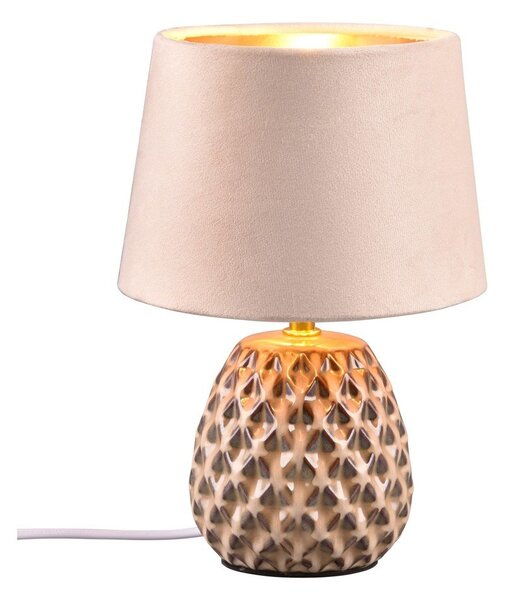 Beżowa lampa stołowa (wys. 27 cm) Ariana – Reality