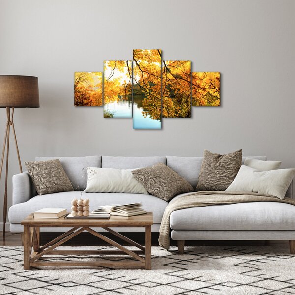 Obraz - Jesienne drzewo (125x70 cm)
