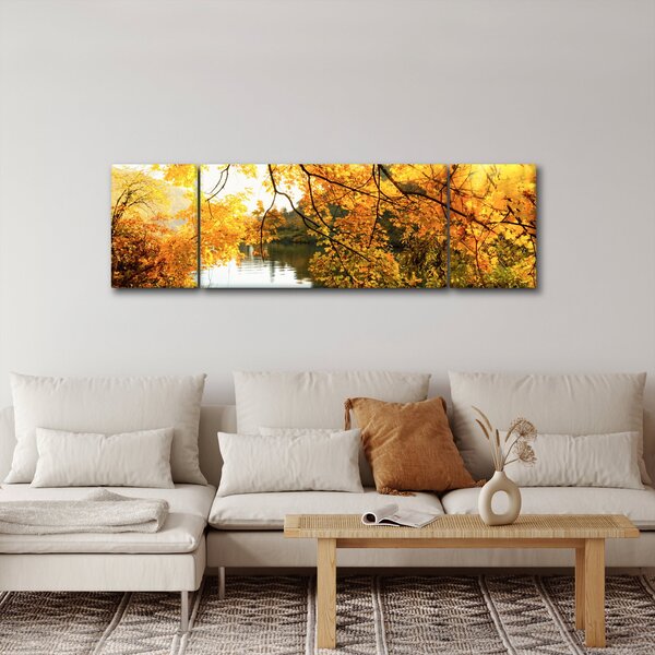 Obraz - Jesienne drzewo (170x50 cm)