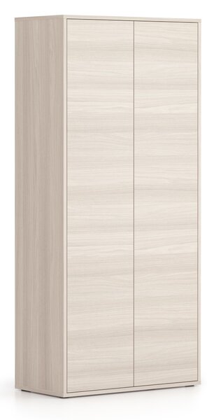 Szafa biurowa BLOCK, 2 drzwi, 800 × 400 × 1748 mm, dąb naturalny