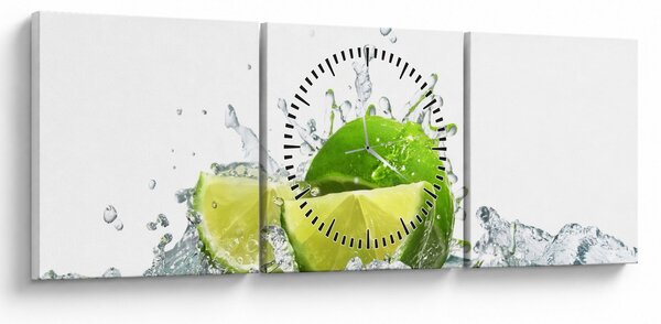 Obraz - Limes (z zegarem) (90x30 cm)
